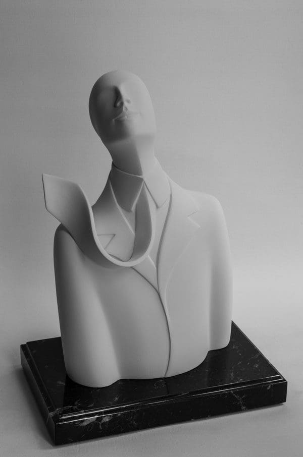 Gentlemans Portrait (Abstract Male Torso/Bust statue)
