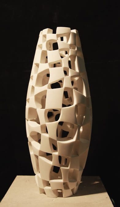 Space (Abstract Carved marble Interior sculpture) - Image 2