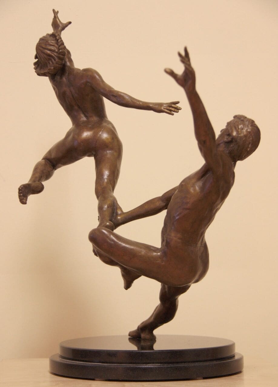 Perfect Marriage (Exhilerating Couple sculpture) - Image 4