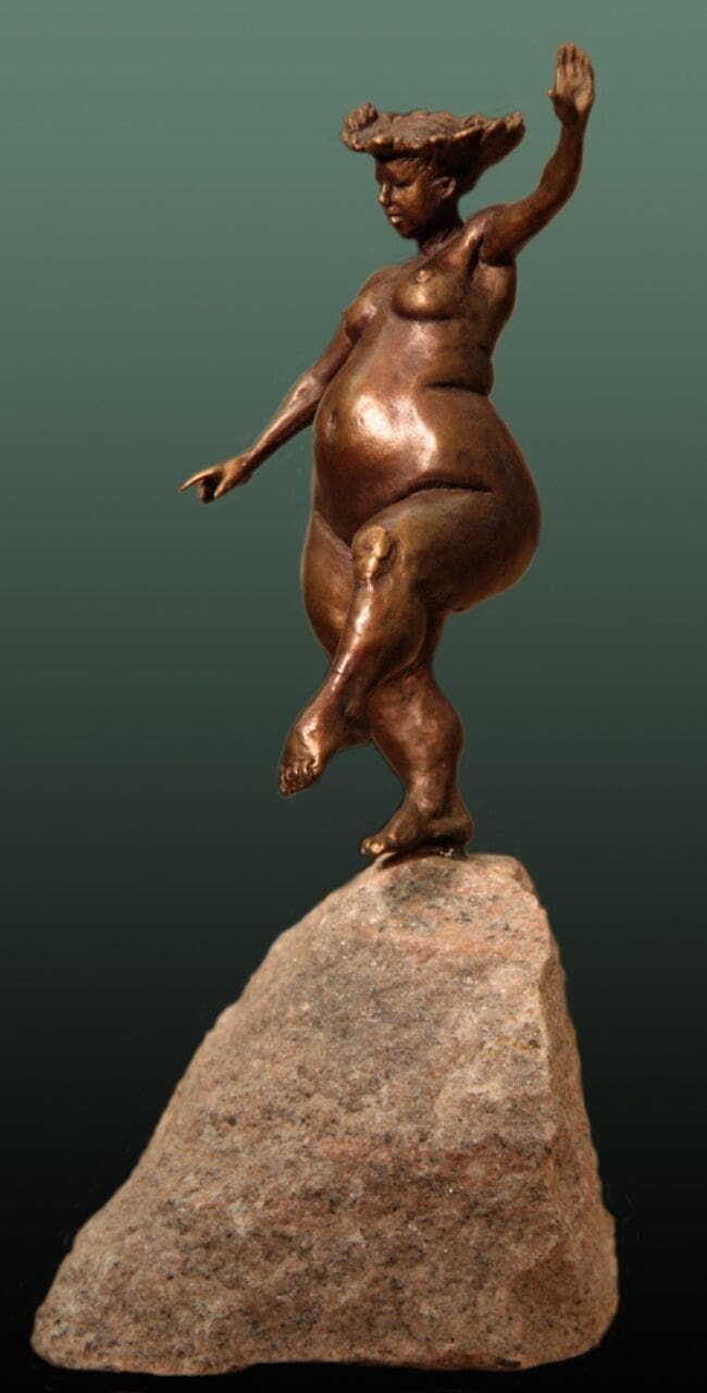 Skinny Dip Petite (Nude Well Built Female statue)