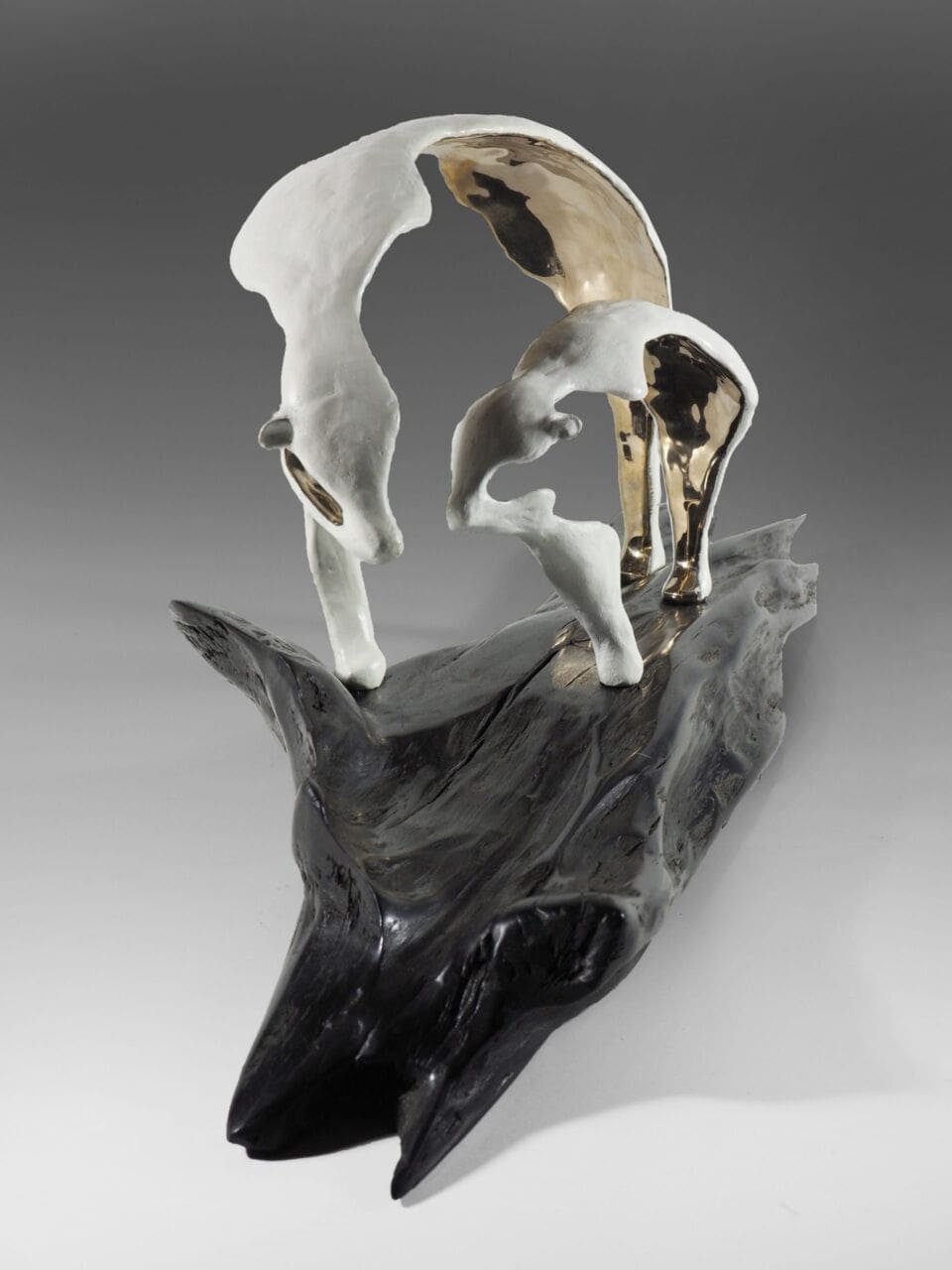 I Will Protect You (Abstract Polar Bear and Cub sculpture) - Image 2