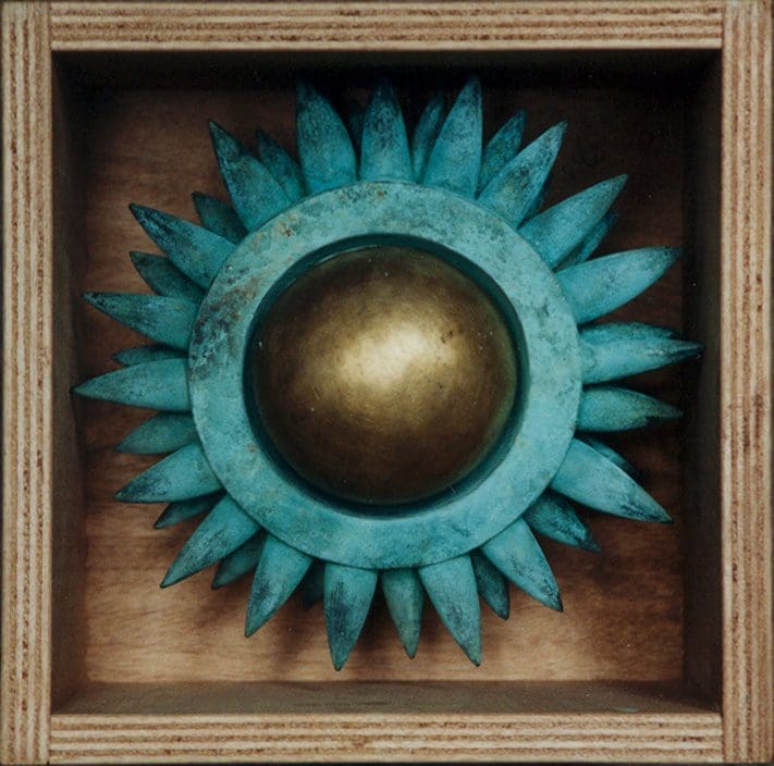 Awaiting Spring (Abstract Big Round Chestnut sculpture) - Image 2