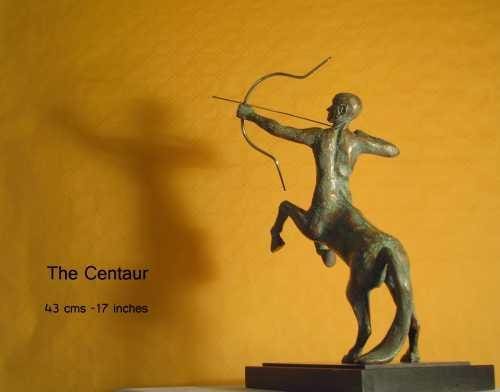 The Centaur - Aiming High (Bronze Desk Top statuette)