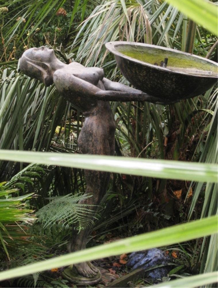 Water Carrier (Art Deco Nude Girl water Fountain), Bronze - Image 3