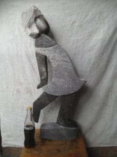 Super Model (Carved Stone Mannequin sculpture) - Image 2