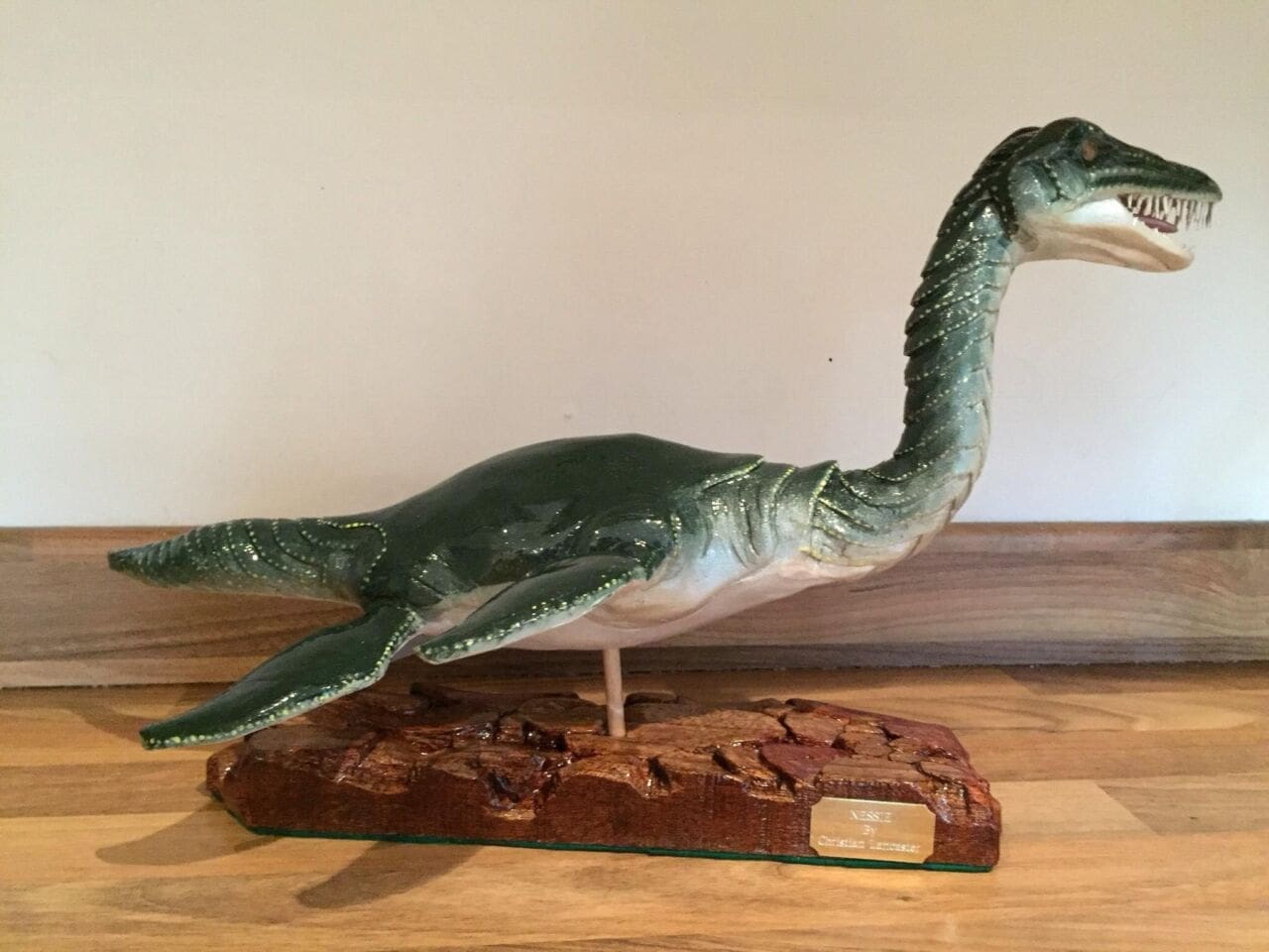 Lochness Monster (Realistic Carved Wood statue)