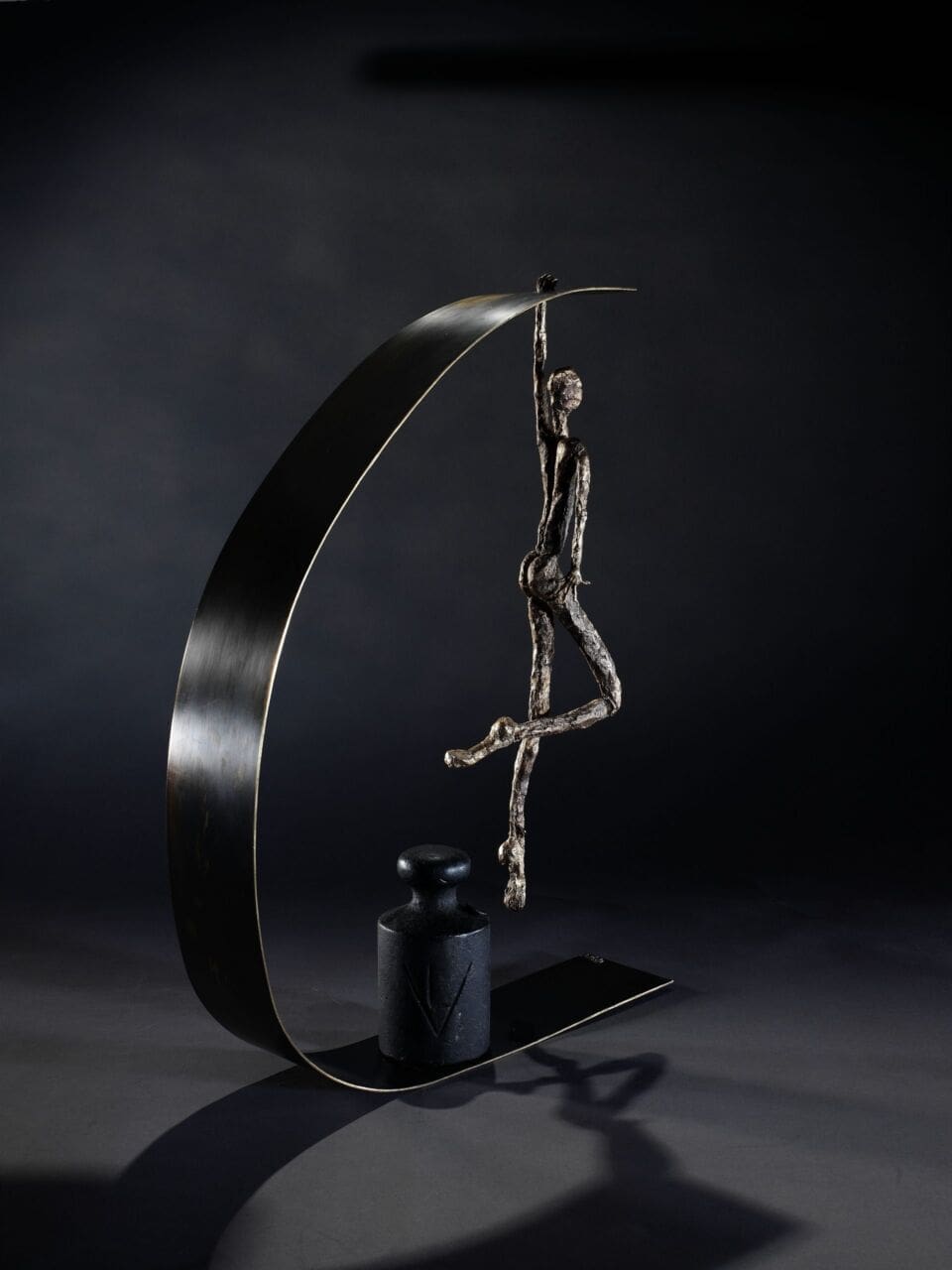 Rhythm and Space 5 (Suspended Abstract Man statue)