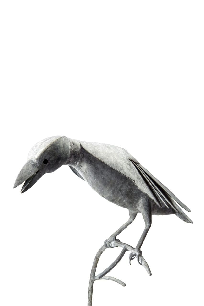Crow (Lifesize Forged Mild Steel Bird sculpture) - Image 2