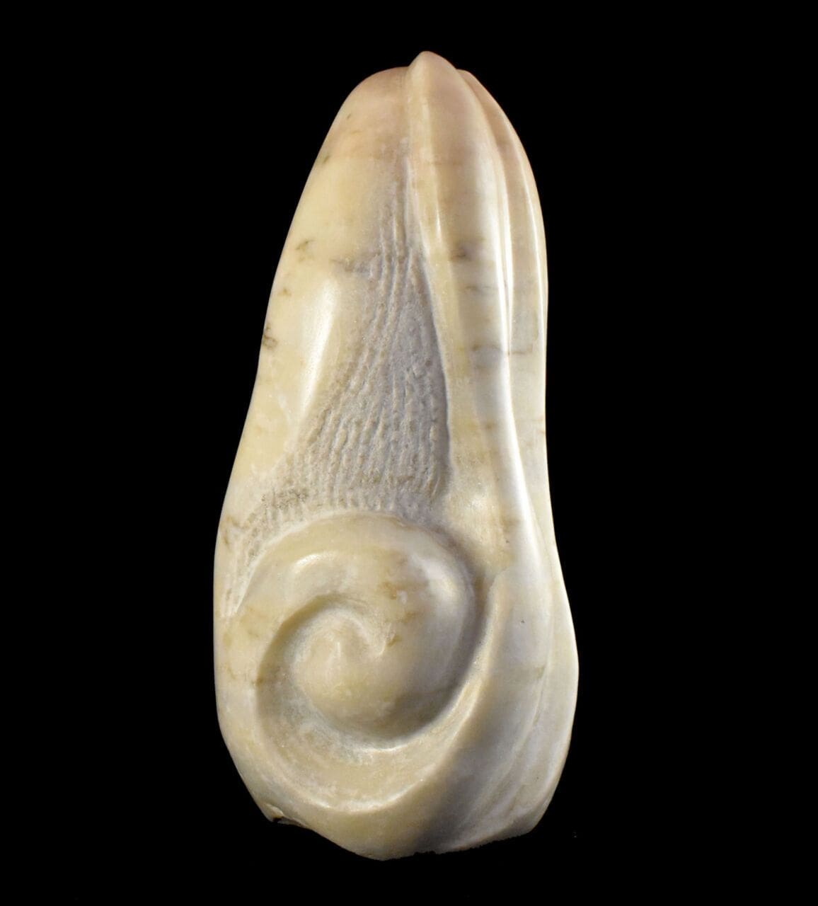 Caramuxo (Small Carved Abstract Shell sculpture) - Image 3