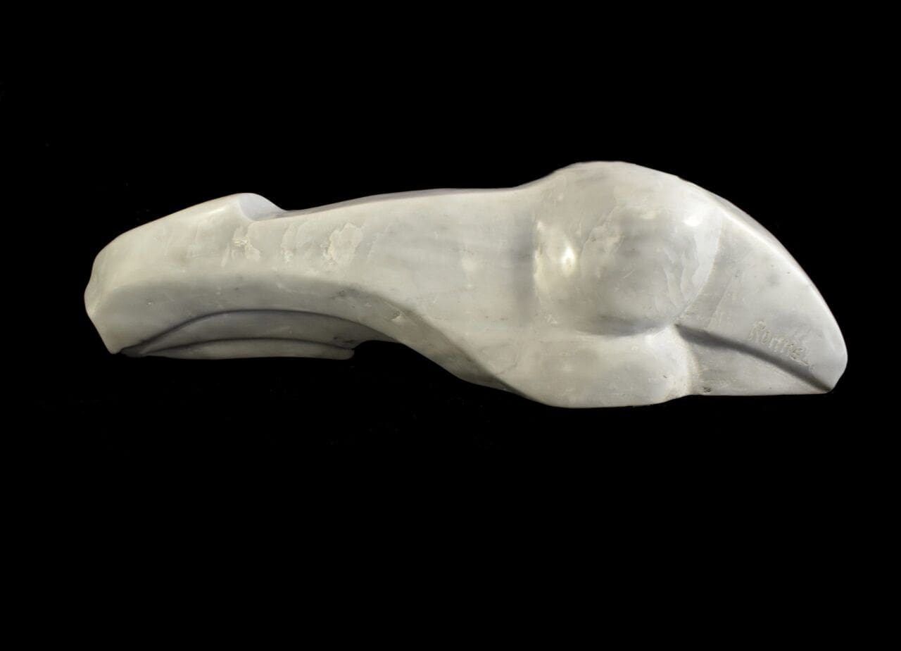 Musa Inspiradora (Abstract Modern Lying Torso statuette) - Image 3