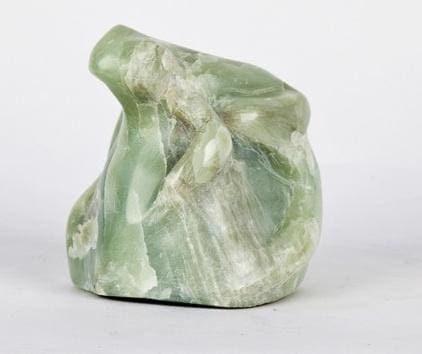 Essence of Frog (Carved Stone Semi Abstract Amphibian statue) - Image 2