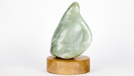 Lady in Green (Carved Soap Stone Abstract statuettes) - Image 2