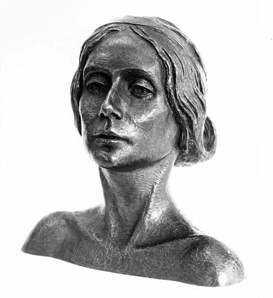 Dancer Pavlova (Bronze Bust/Head and Shoulders Ballet Dance statues)