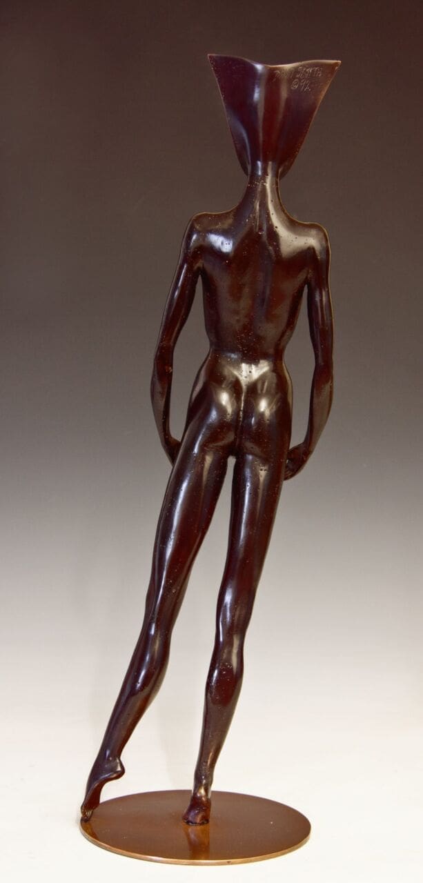 MASQUERADE 2 (Small Masked Nude statues sculpture) - Image 2