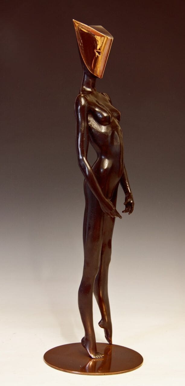 MASQUERADE 2 (Small Masked Nude statues sculpture) - Image 4