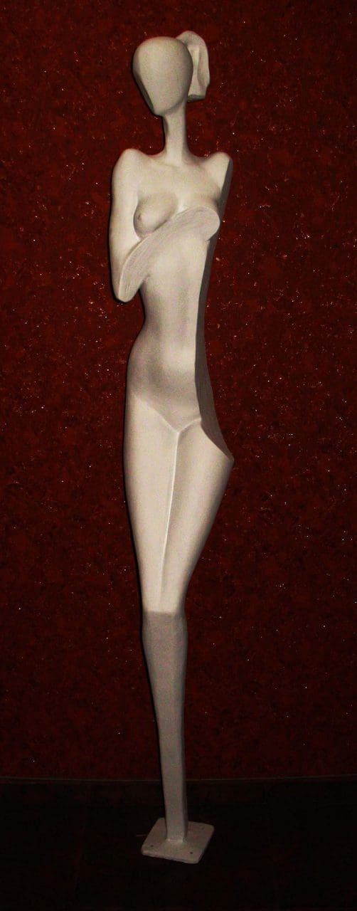 Bather (life size Abstract Nude Female Girl sculpture)