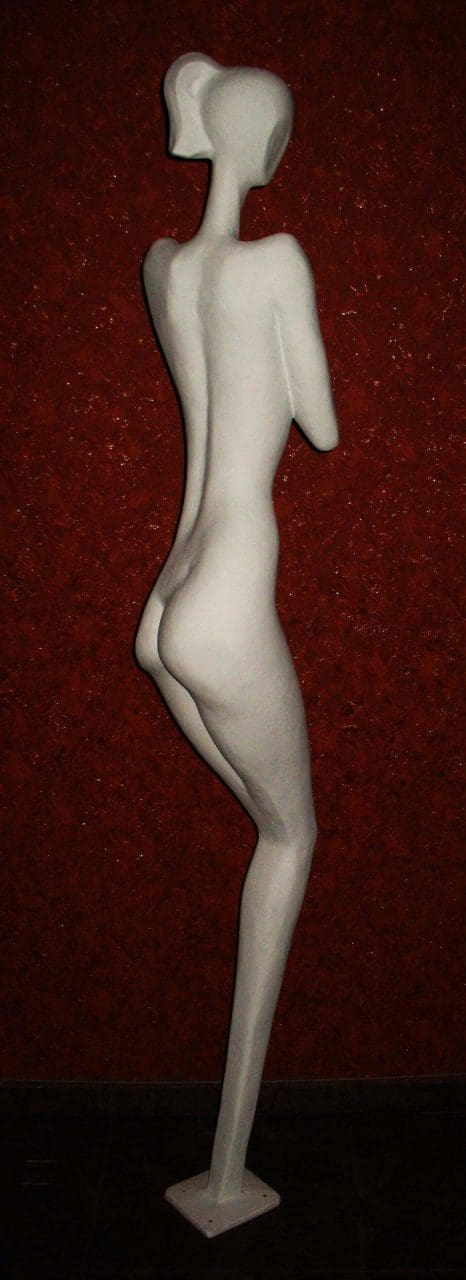Bather (life size Abstract Nude Female Girl sculpture) - Image 2