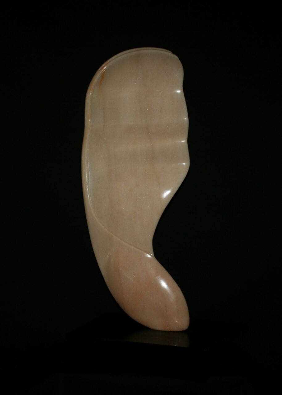 Maple Seed (Carved Stone Translucent Plant statue)