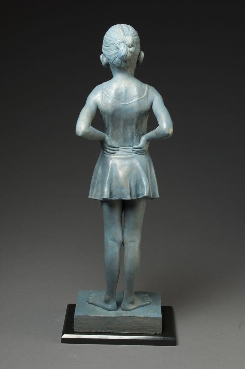 Next in Line (Small Young Girl Ballerina statuette) - Image 2