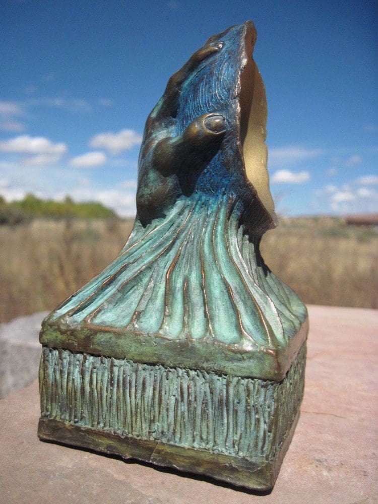 Eros (Bronze Figurative Hand Maquette Sculpture) - Image 5