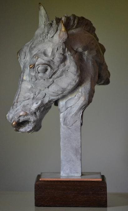 Head Tilt (Horse Pony Head Bust sculptures) - Image 2