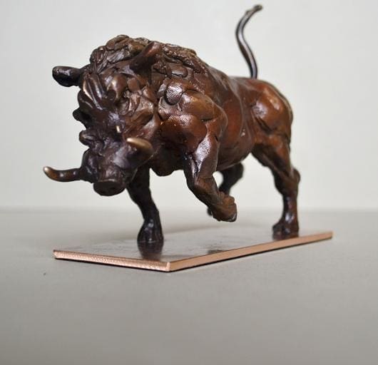 Running Warthog I (Bronze Animal Wild Life statue) - Image 2