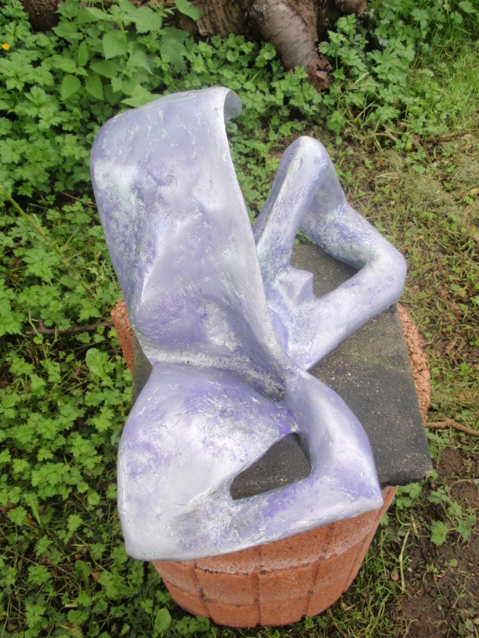 Man in balance? (Nude Male Abstract Torso statue) - Image 5