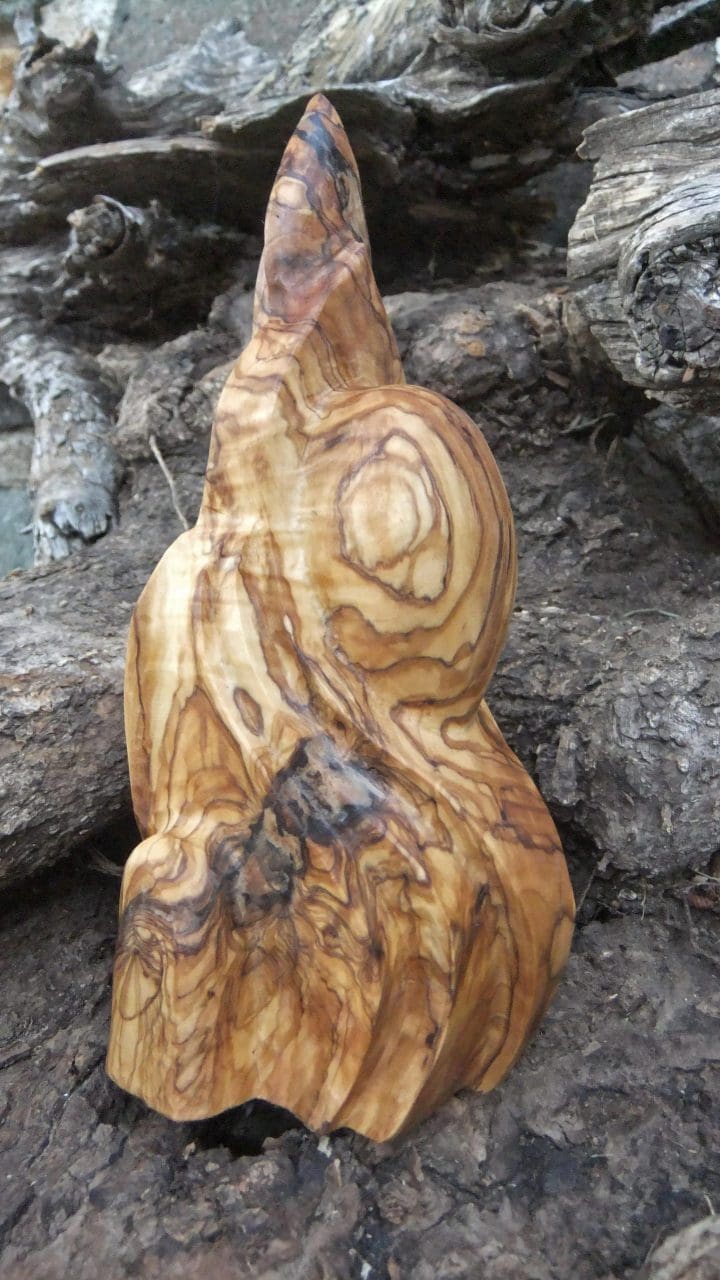 MEDITATION (Carved Olive Wood Abstract sculptures) - Image 2
