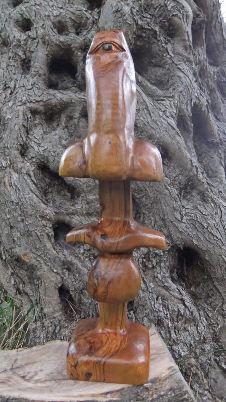 WHO NOSE (Abstract Surreal Carved Nose sculpture)