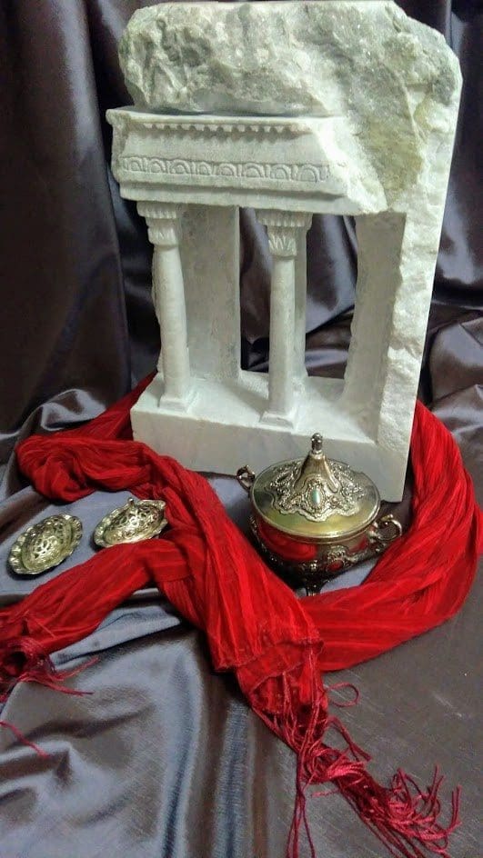 Mythological Glow (Miniature Stone Ancient Palace statue) - Image 5