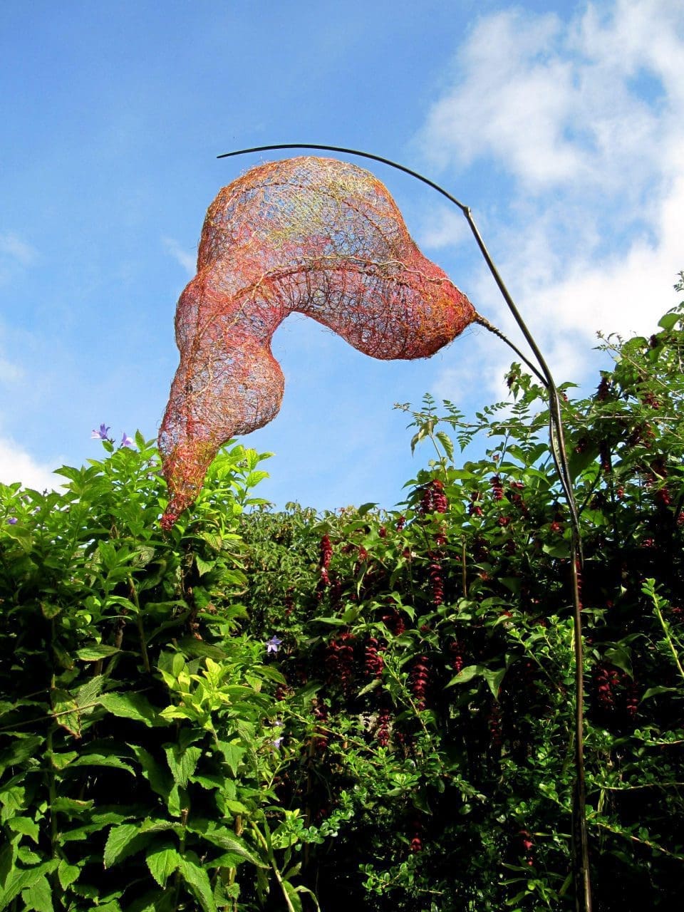 Cloudless Sulphur (Cocoon Garden Transparent Garden/Yard Art) - Image 2