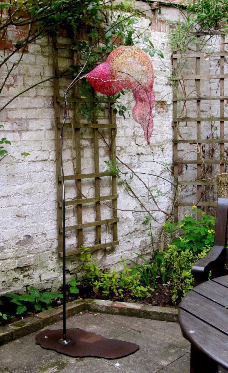 Cloudless Sulphur (Cocoon Garden Transparent Garden/Yard Art) - Image 3