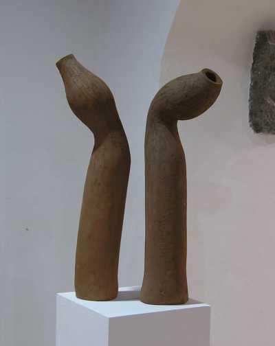 Sentinels (ceramic Minimalist Indoor statuettes or Figurines)