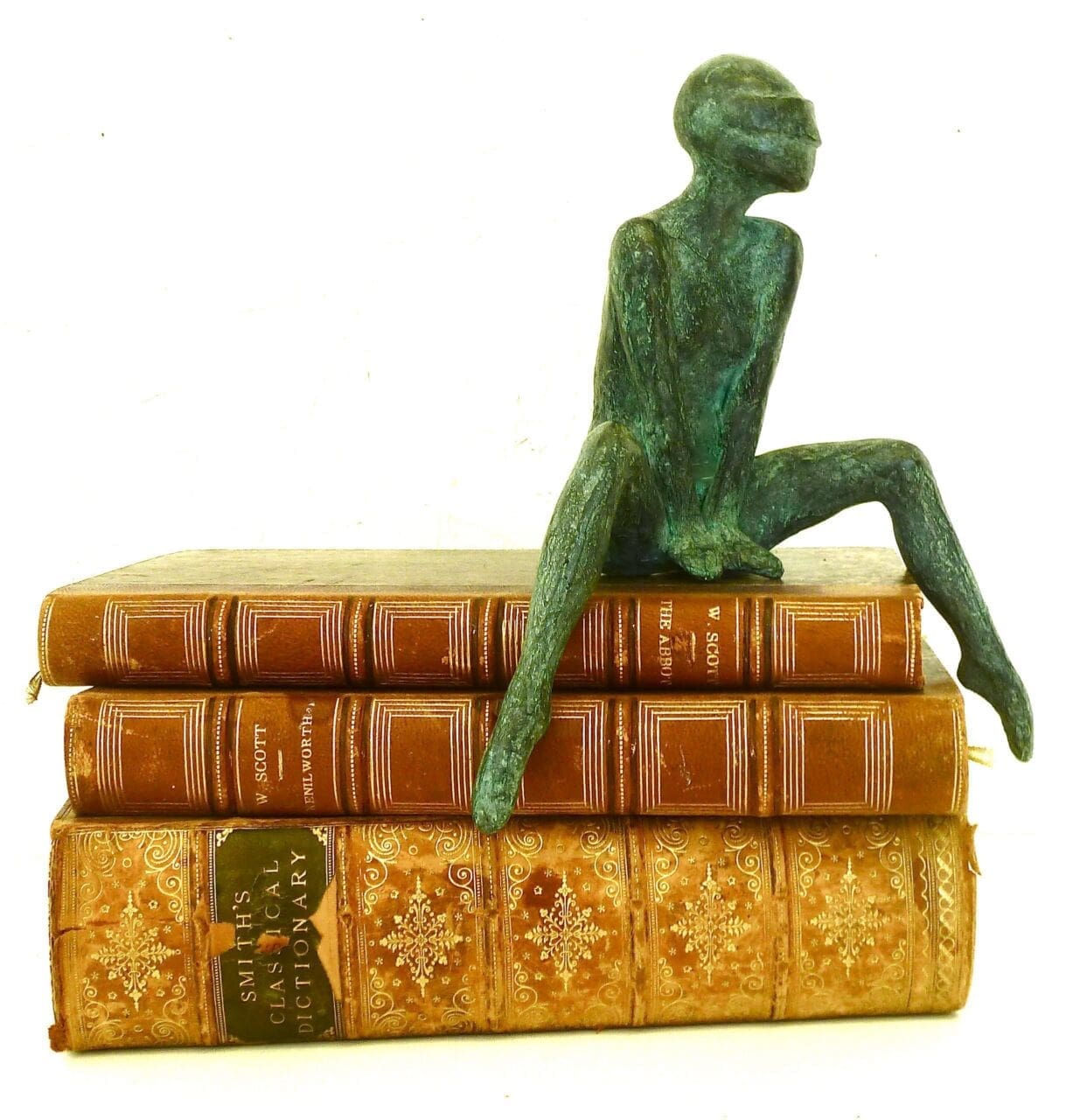 Monday`s Child (Little Sitting Female Nude statue)
