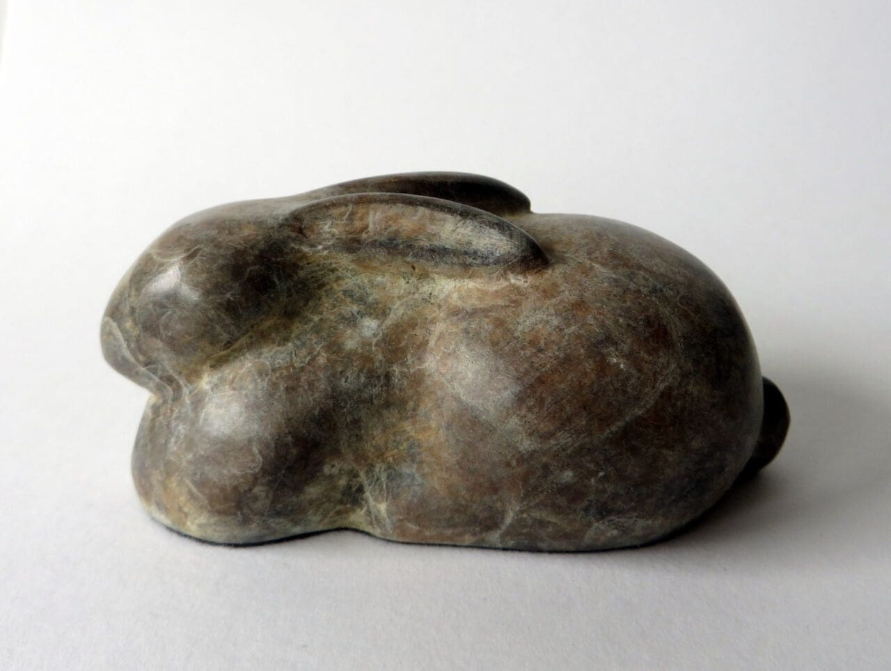 Bronze SITTING HARE (Little Sitting Hare statue)