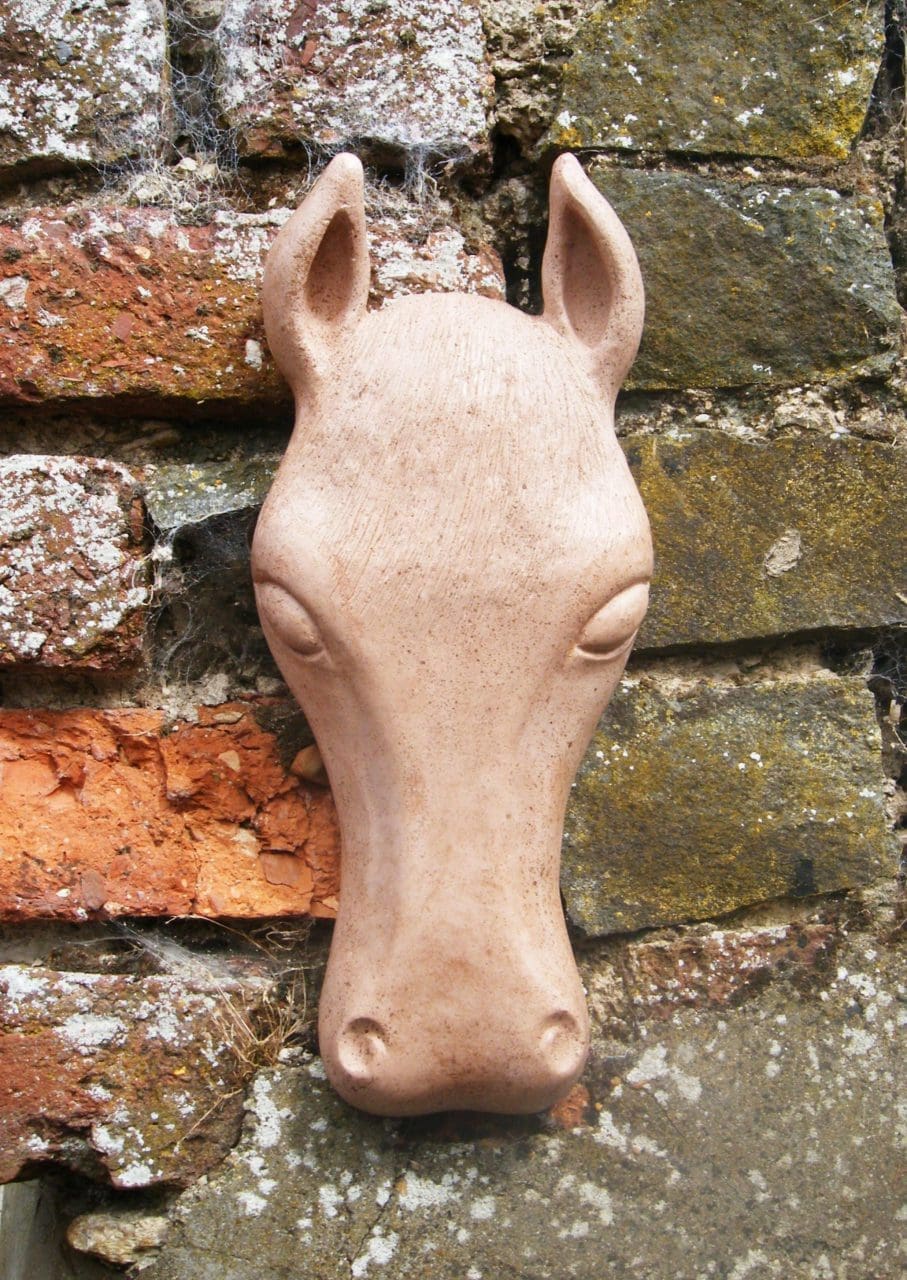 Horsehead Relief (Low Relief Wall Hung sculpture)