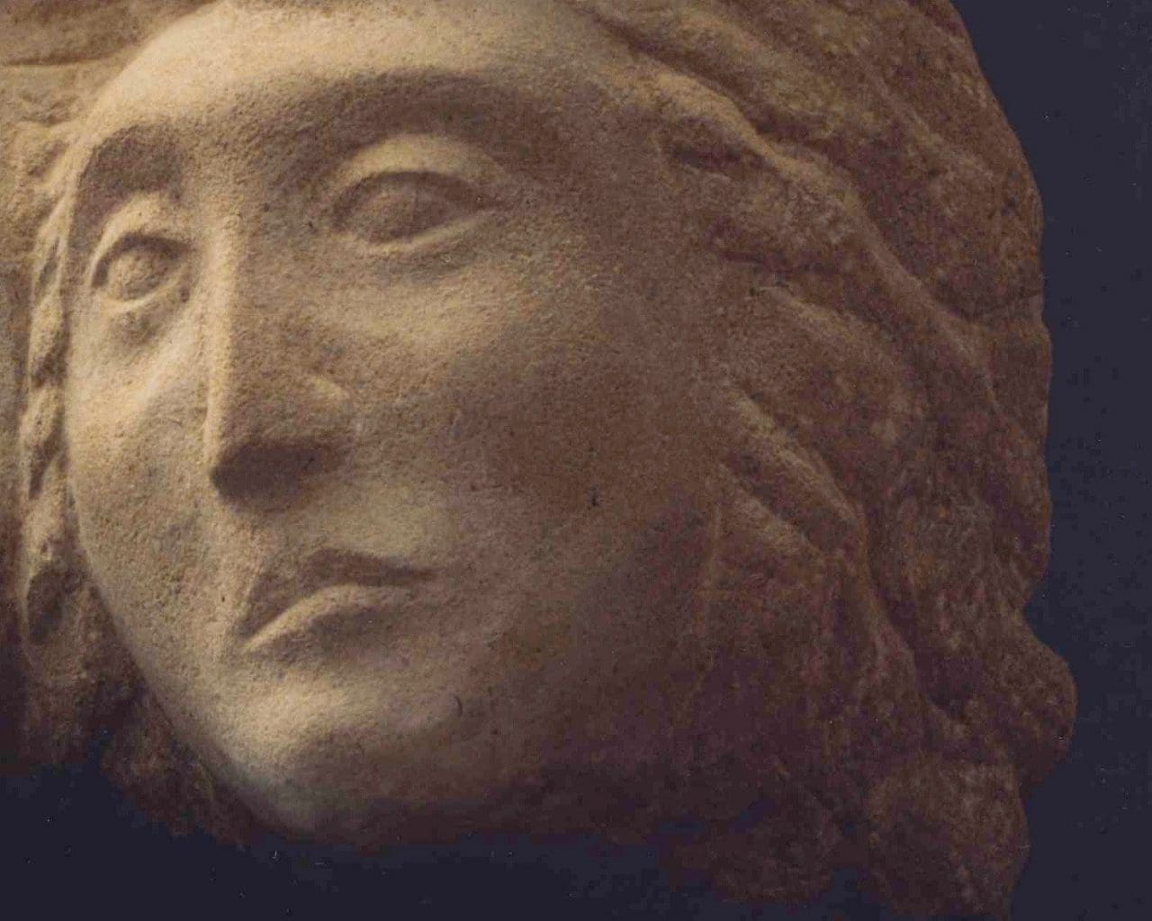 For the Love of Ermione (Double Lovers Carved Stone statues) - Image 5