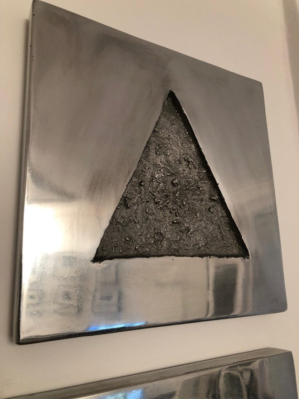 Plane Geometry (Shiny Metal Shapes Bas Relief Plaque) - Image 5