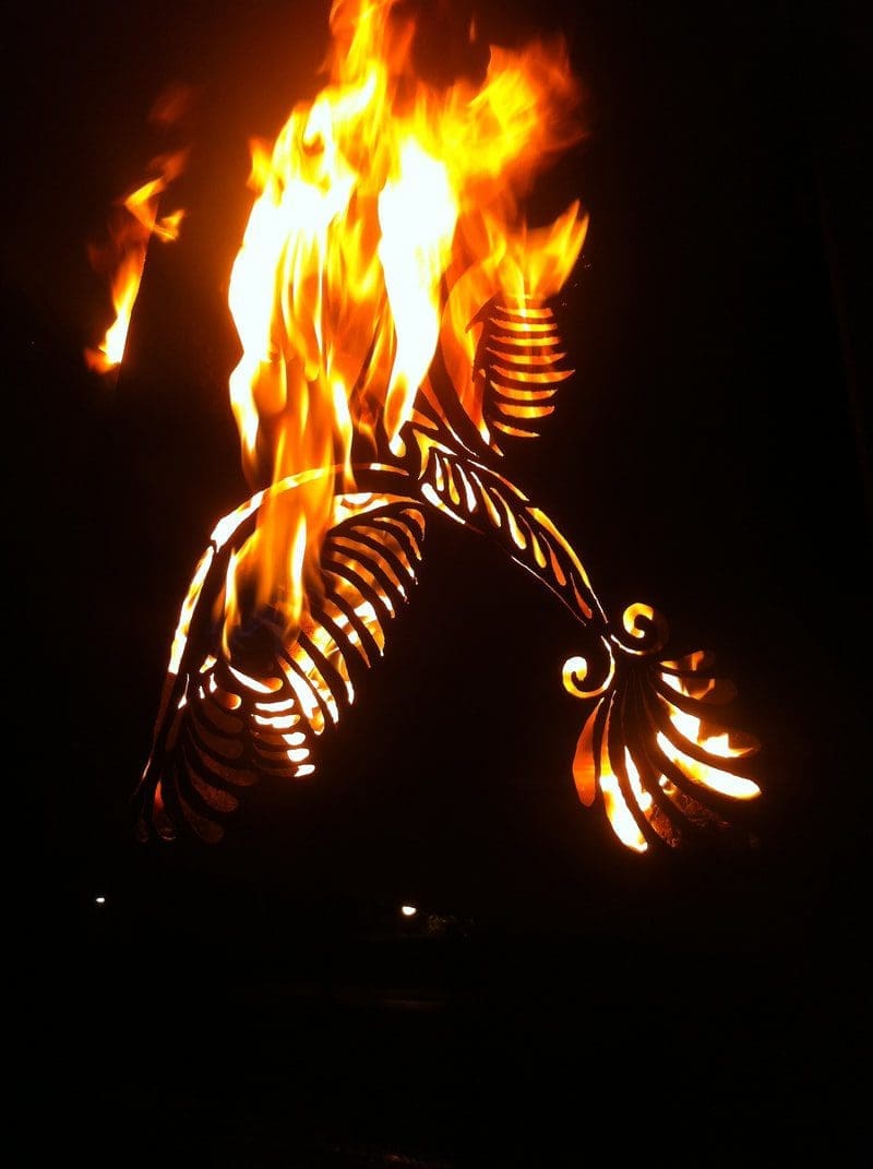 Pictorial Fire Boxes (Flowery Steel Statue)