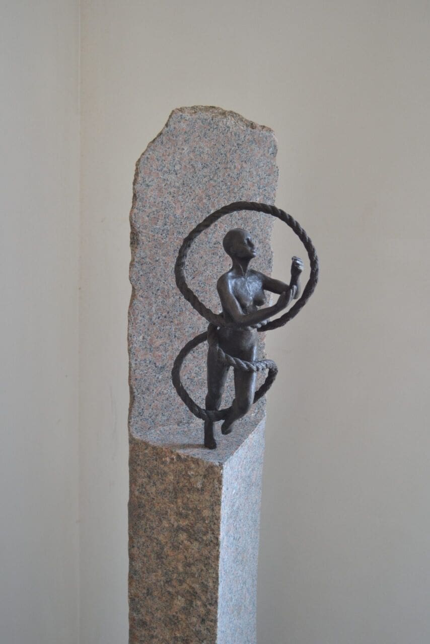 Endless Desire (Bronze Nude Female Garden sculptures)