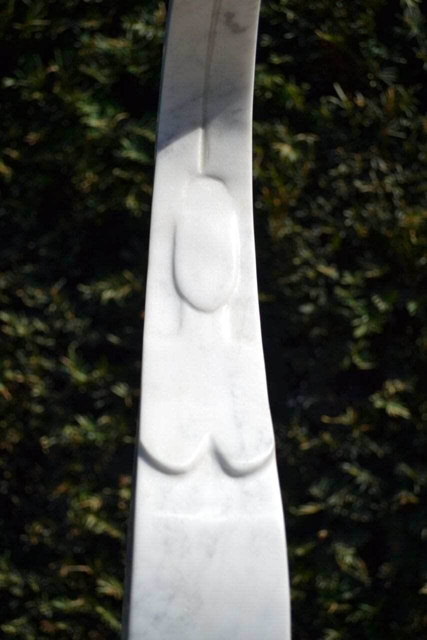 The Flame (Carved marble Abstract Garden sculptures) - Image 5