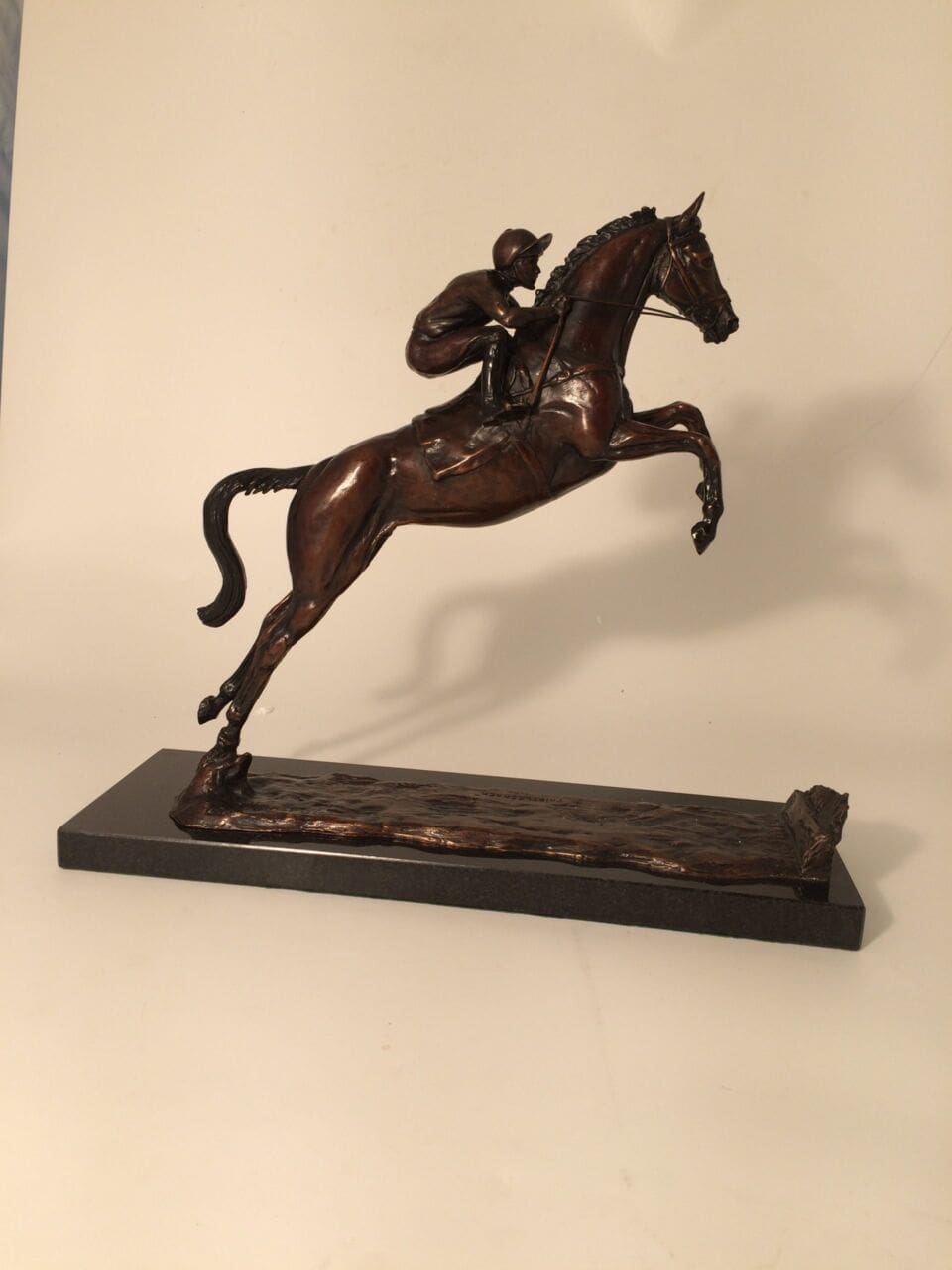 Thistlecrack (Little Bronze Horse Jumping sculpture)