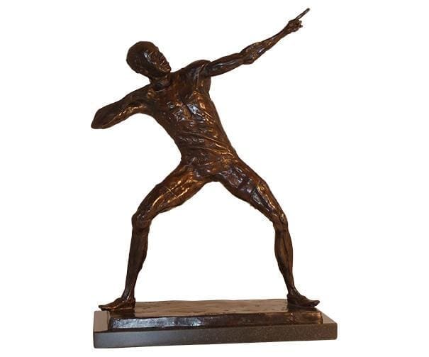 Usain Bolt (Bronze Small Interior Athlete sculpture)
