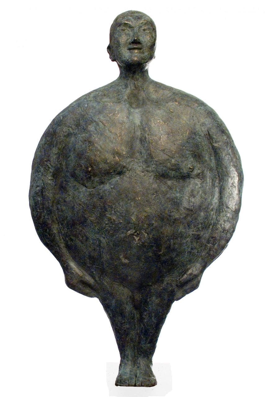 Big Mr Monsieur (Bronze Abstract Modern Man statue)
