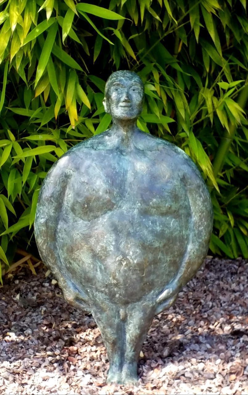 Big Mr Monsieur (Bronze Abstract Modern Man statue) - Image 2