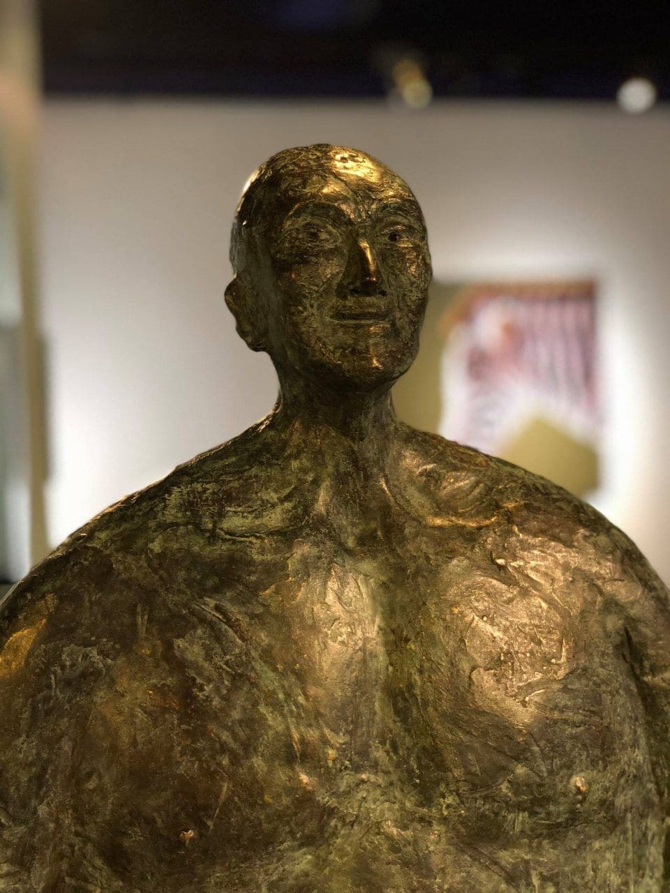 Big Mr Monsieur (Bronze Abstract Modern Man statue) - Image 3