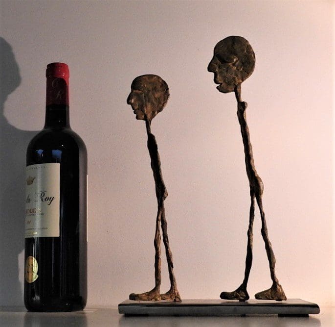 Couple V (Minimalist Abstract Man and Woman statue) - Image 3