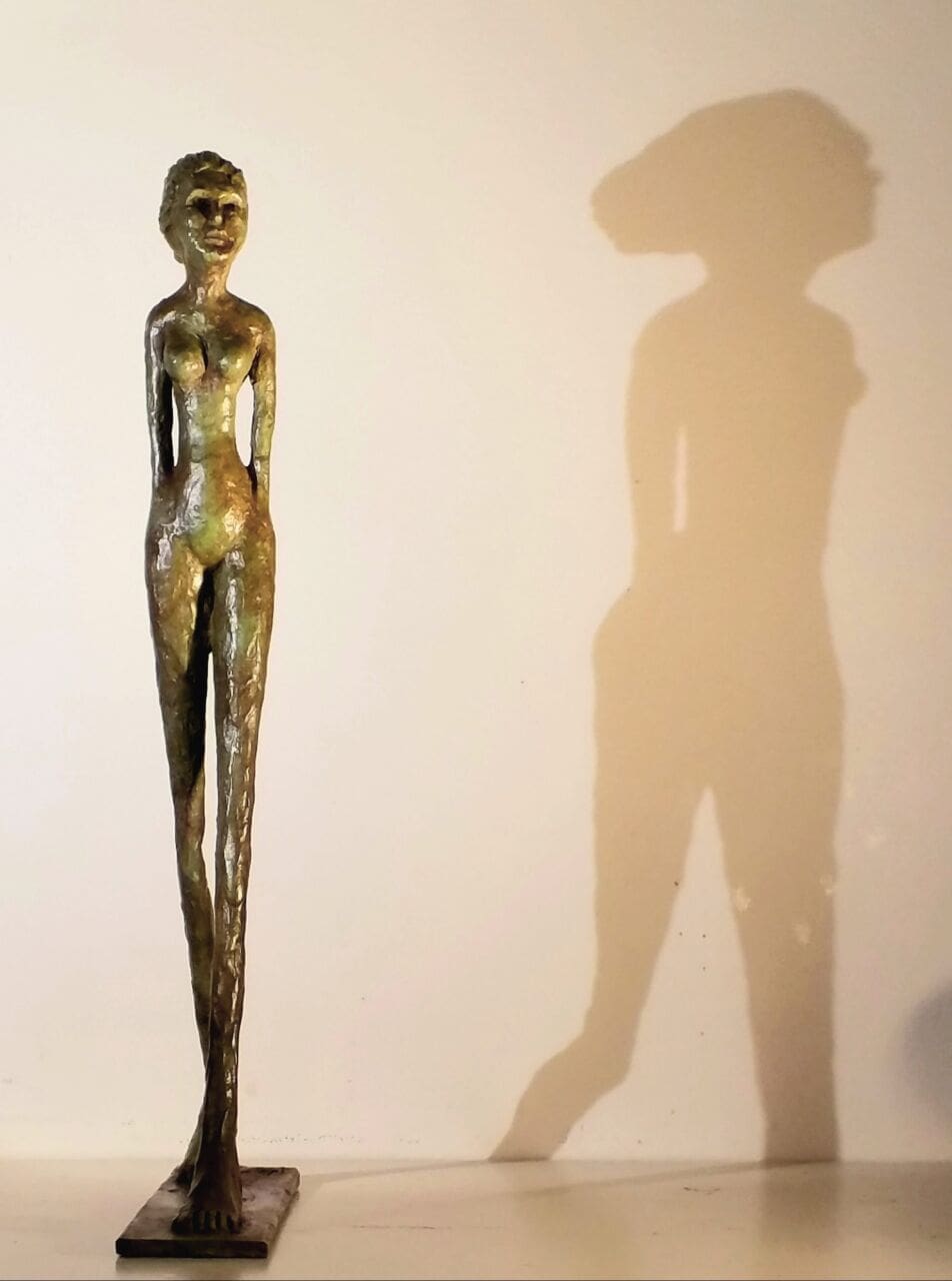 Femme Qui Marche (Bronze Thin Woman Walking statue) - Image 4