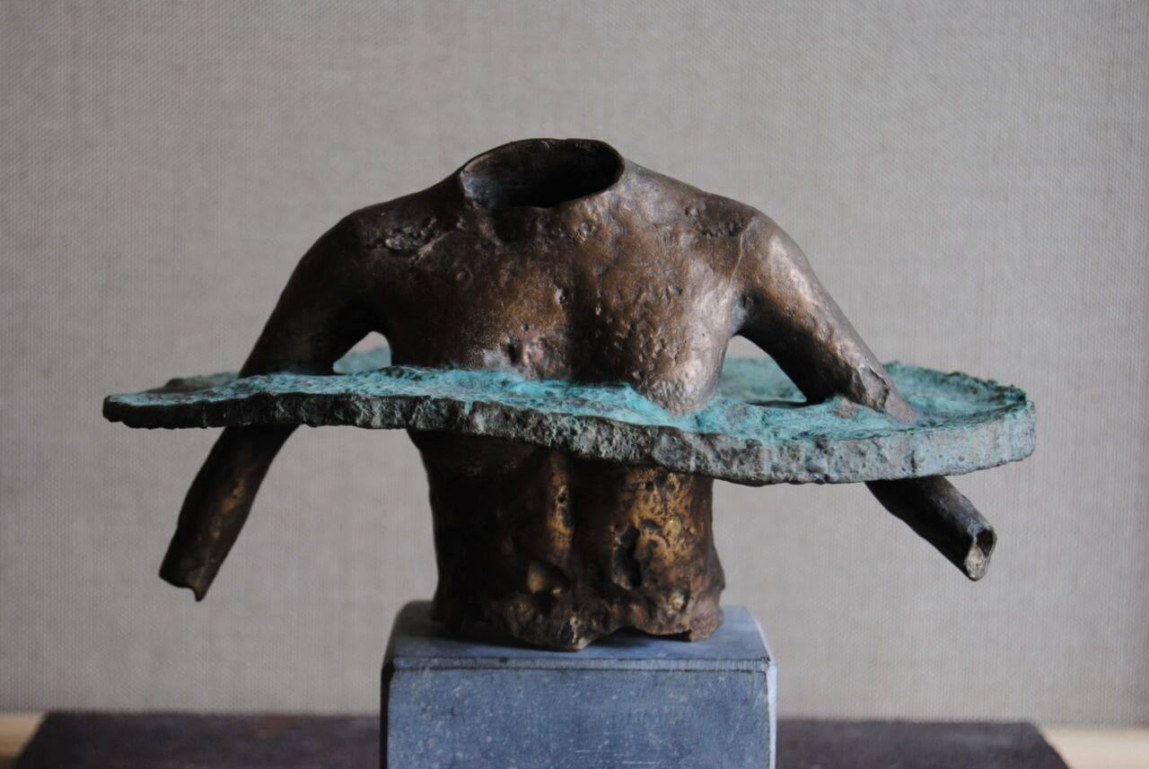 Swimming Girl (Bronze Female Swimming statue)