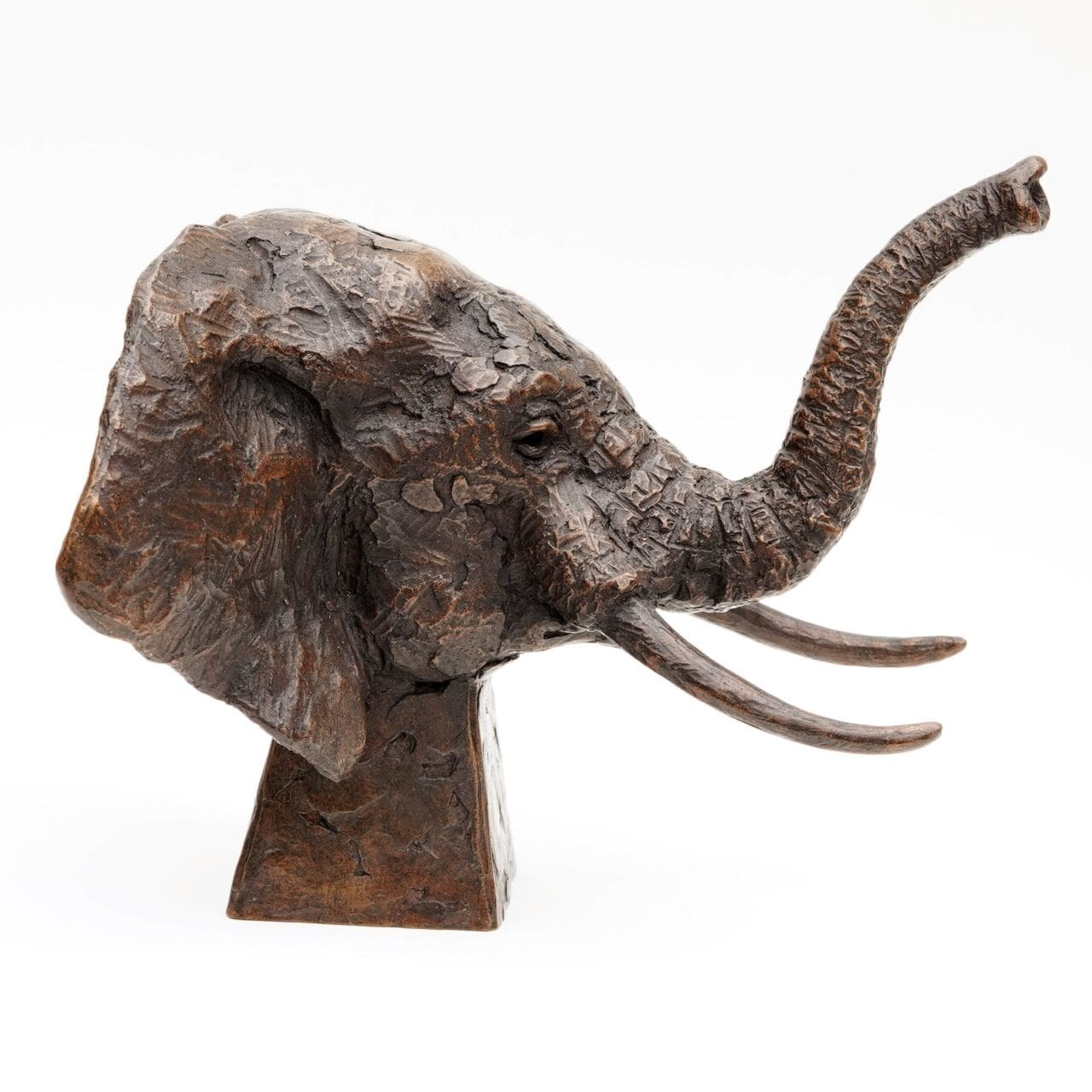 African Elephant Miniature (Bronze sculpture) - Image 3